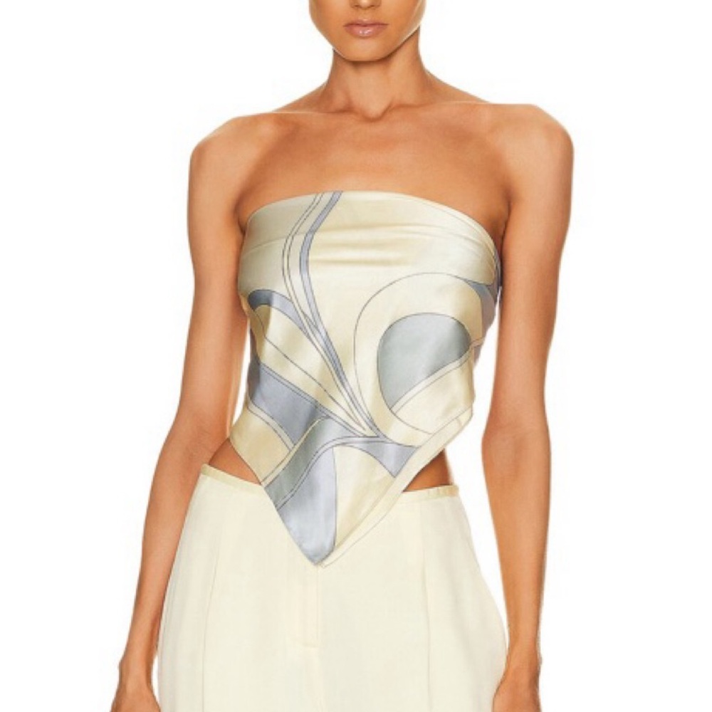 SIR Adrianna Silk Scarf Top and pants